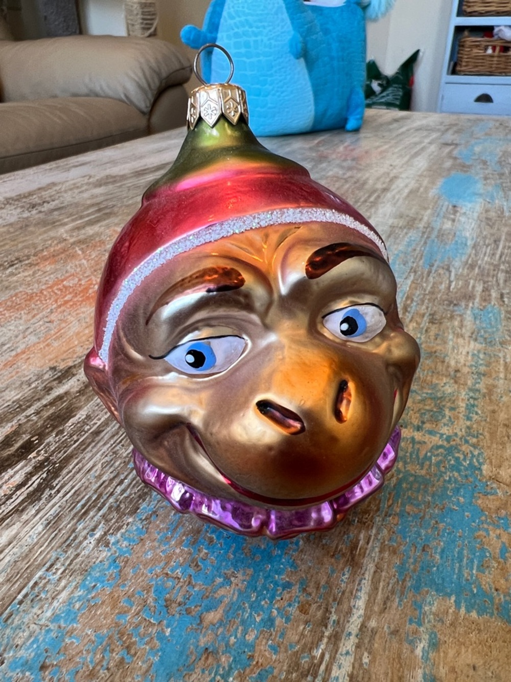 Vintage Christopher Radko Monkey Ornament - Picture 2 of 10
